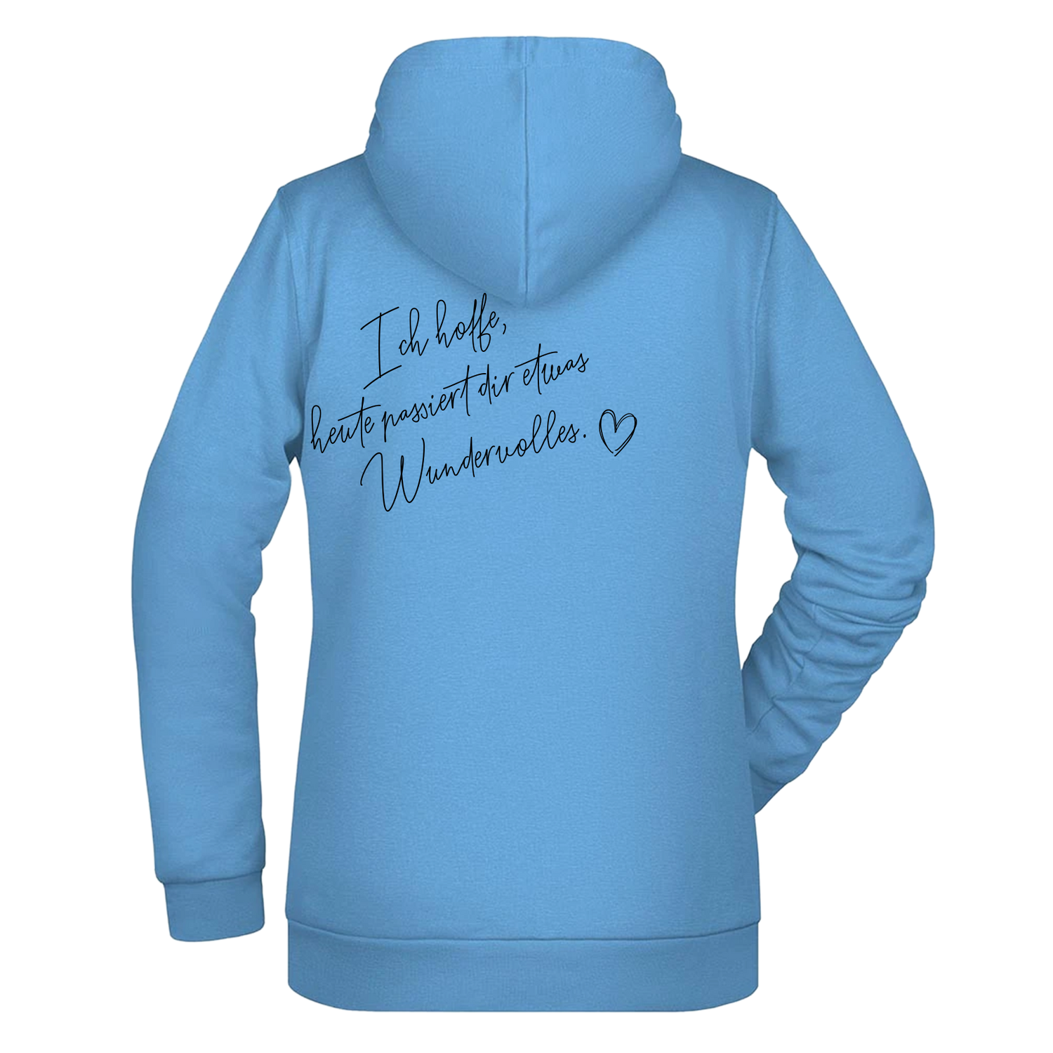 Ich hoffe heute passiert... Damen Hoodie - Grafikmagie XS / Sky Blue