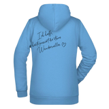 Ich hoffe heute passiert... Damen Hoodie - Grafikmagie XS / Sky Blue
