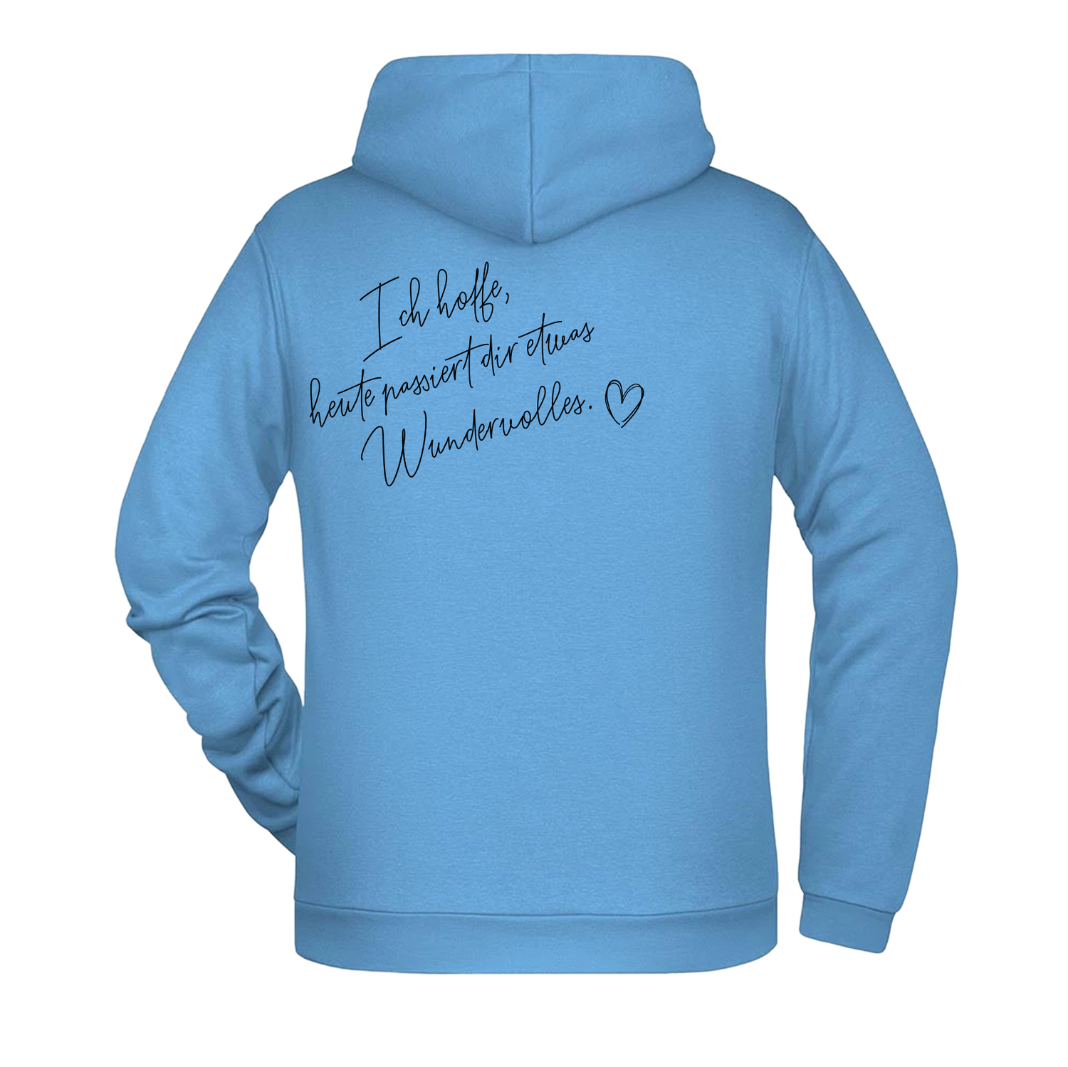 Ich hoffe heute passiert... Herren Hoodie - Grafikmagie XS / Sky Blue