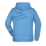 Ich hoffe heute passiert... Herren Hoodie - Grafikmagie XS / Sky Blue