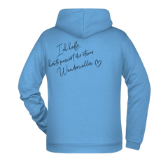Ich hoffe heute passiert... Herren Hoodie - Grafikmagie XS / Sky Blue