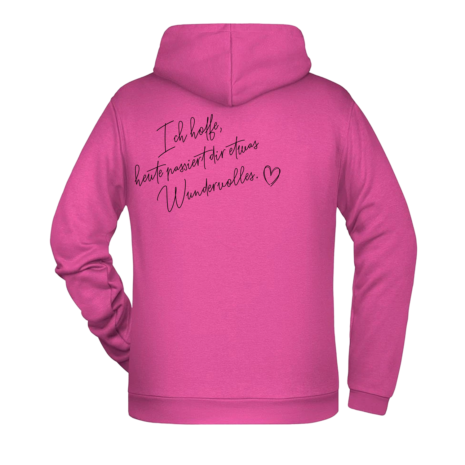 Ich hoffe heute passiert... Herren Hoodie - Grafikmagie XS / Pink