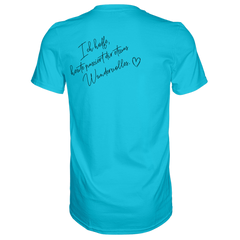 Ich hoffe heute passiert... T-Shirt - Grafikmagie S / Turquoise