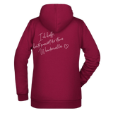 Ich hoffe heute passiert... Damen Hoodie - Grafikmagie XS / Wine
