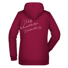Ich hoffe heute passiert... Damen Hoodie - Grafikmagie XS / Wine