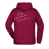 Ich hoffe heute passiert... Herren Hoodie - Grafikmagie XS / Wine