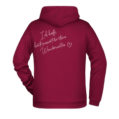 Ich hoffe heute passiert... Herren Hoodie - Grafikmagie XS / Wine