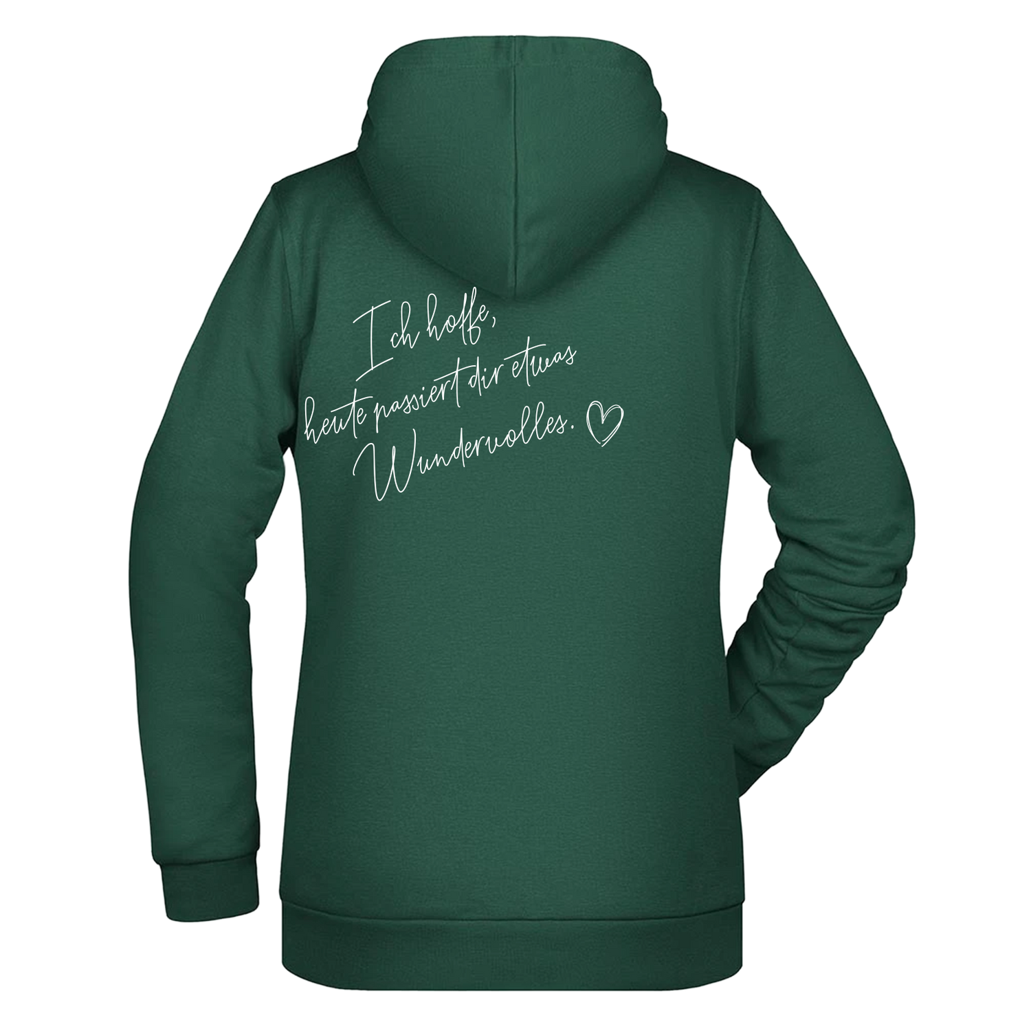 Ich hoffe heute passiert... Damen Hoodie - Grafikmagie XS / Dark Green