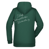 Ich hoffe heute passiert... Damen Hoodie - Grafikmagie XS / Dark Green