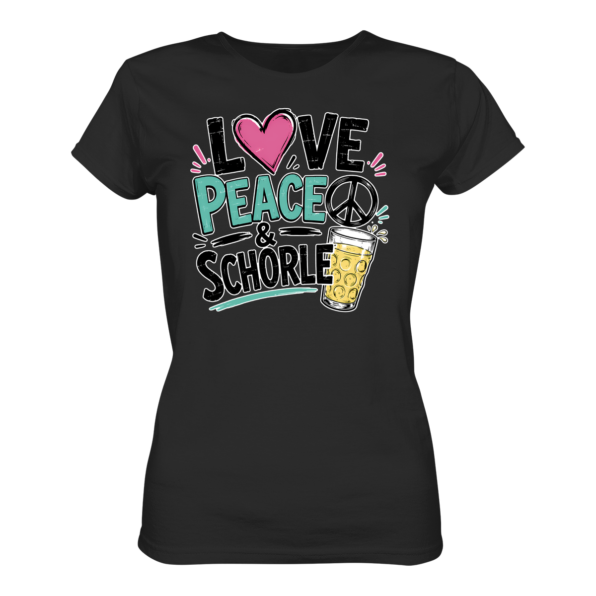 Love Peace and Schorle T-Shirt