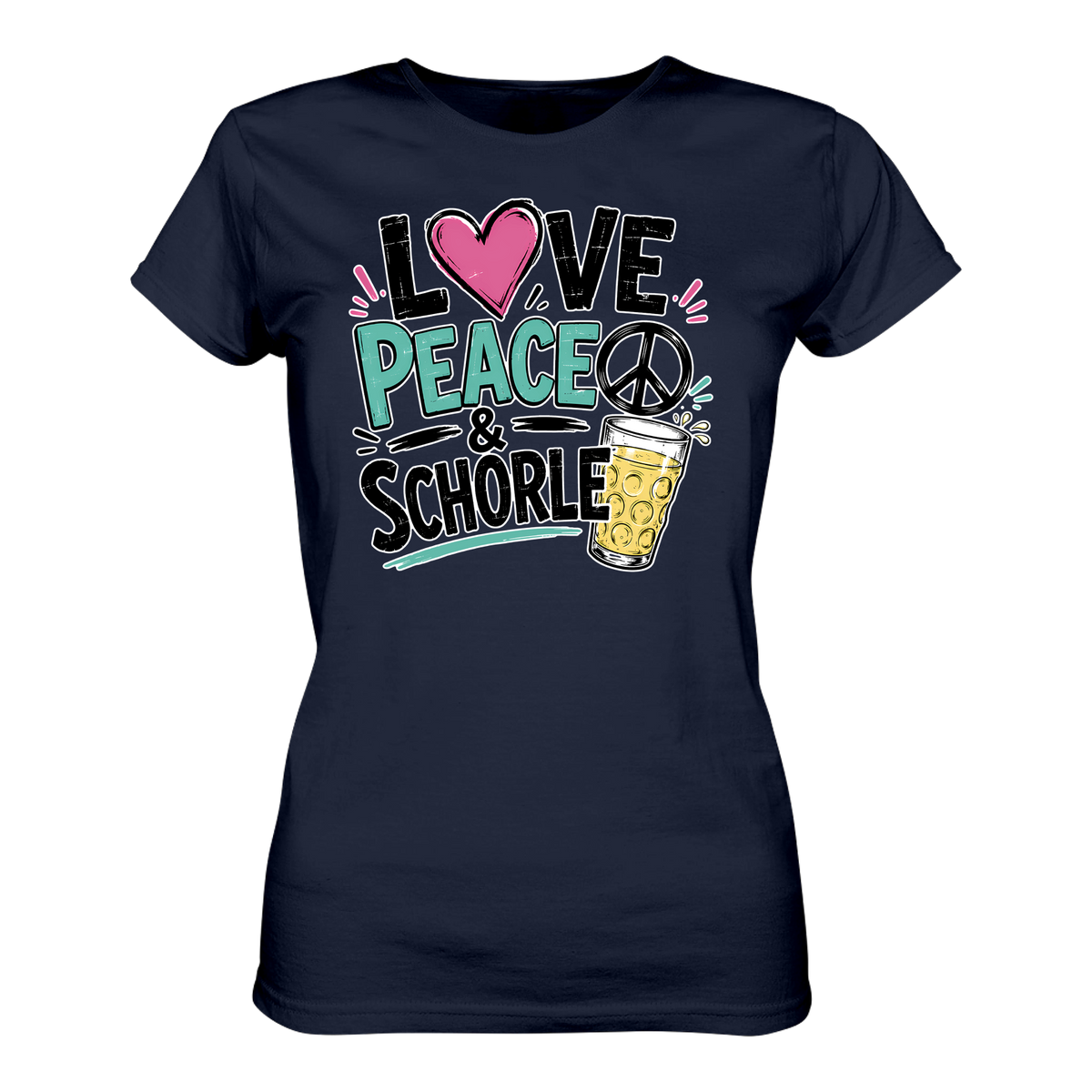 Love Peace and Schorle T-Shirt