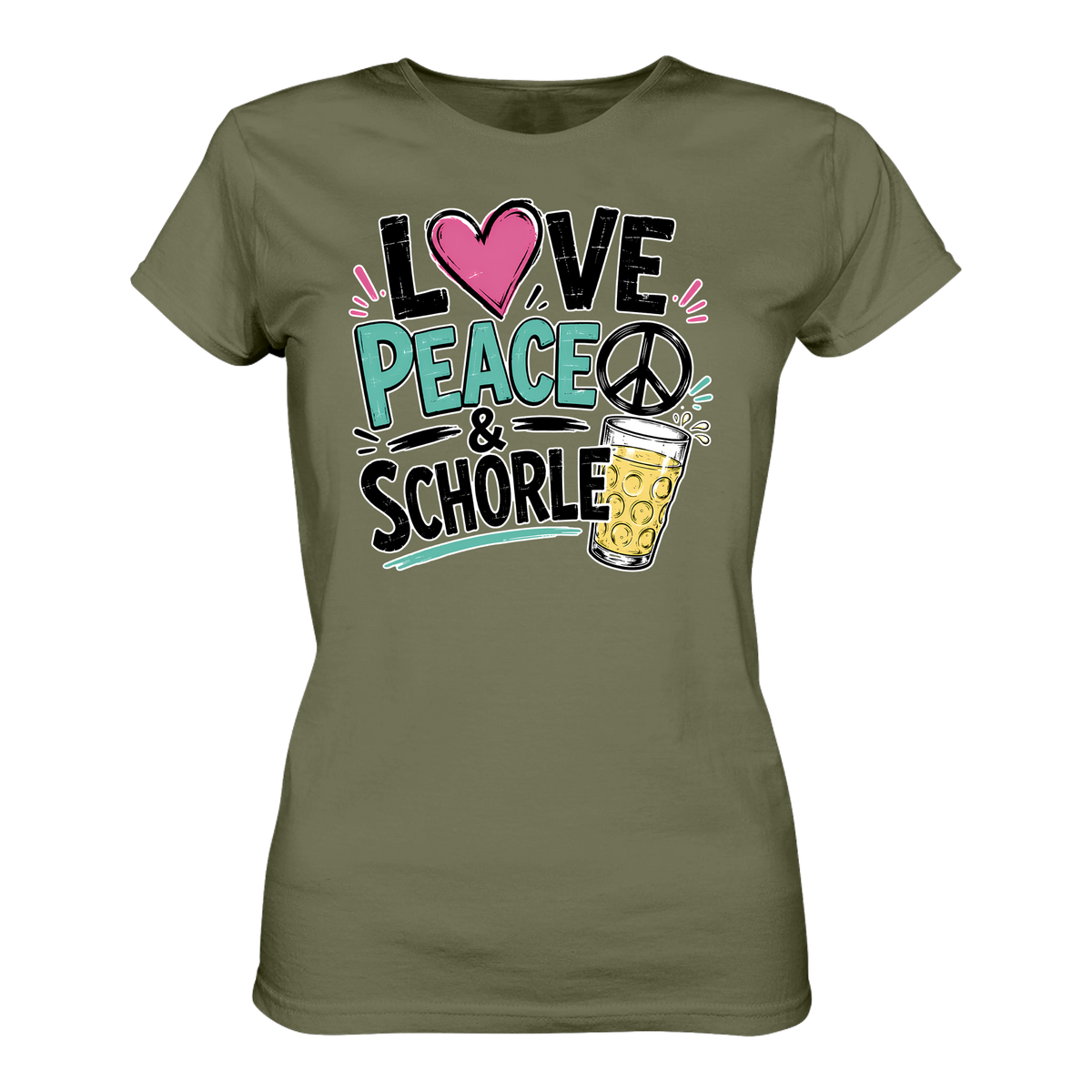 Love Peace and Schorle T-Shirt