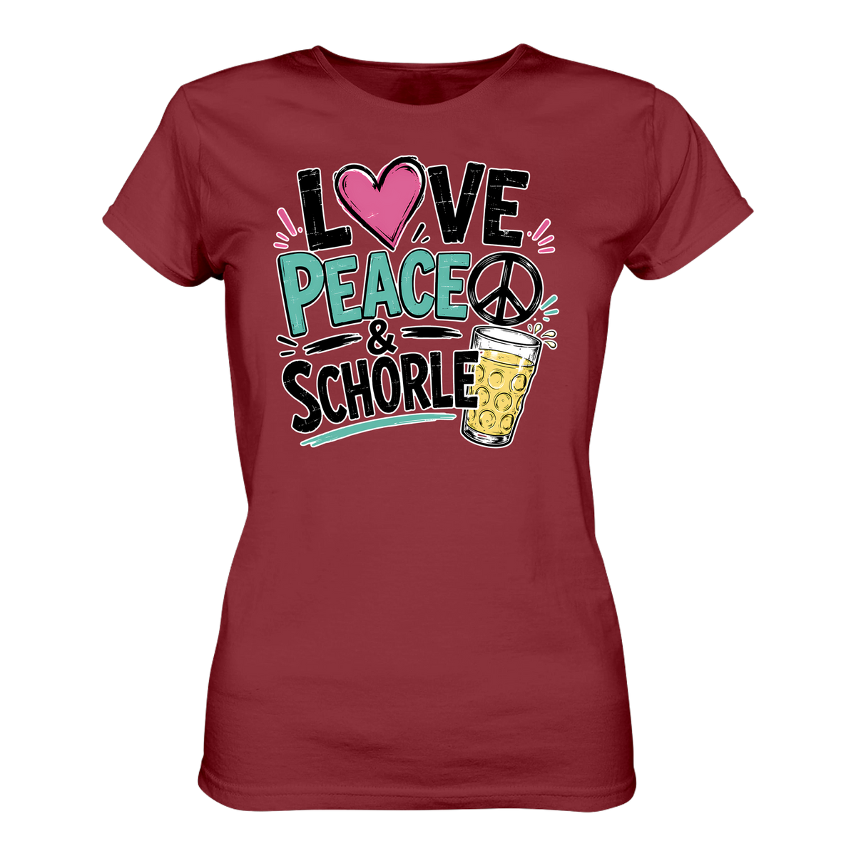 Love Peace and Schorle T-Shirt