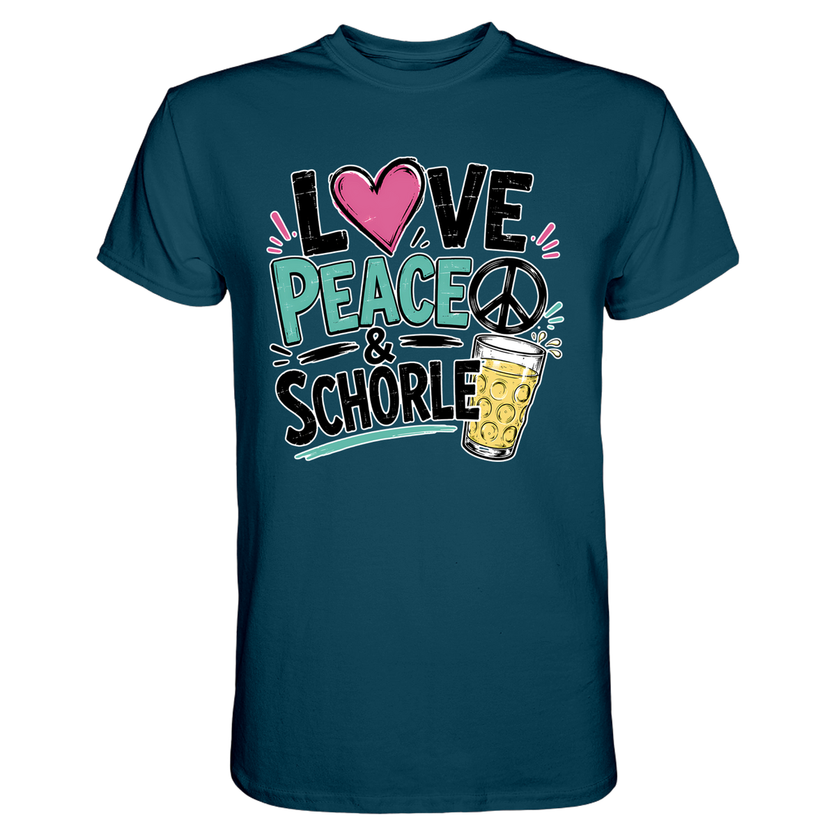 Love Peace and Schorle T-Shirt