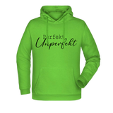 Perfekt Unperfekt Damen Hoodie - Grafikmagie XS / Lime Green