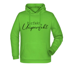 Perfekt Unperfekt Damen Hoodie - Grafikmagie XS / Lime Green