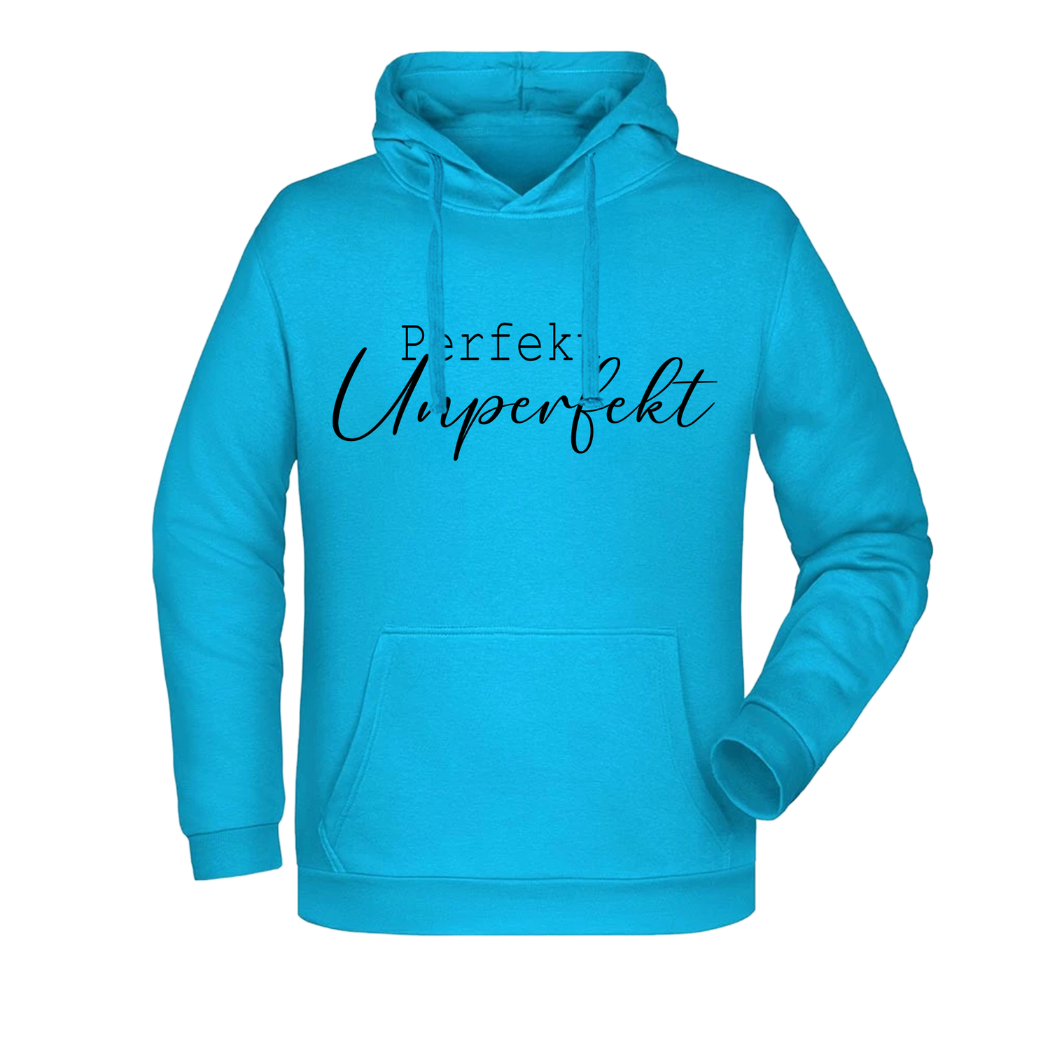 Perfekt Unperfekt Damen Hoodie - Grafikmagie XS / Turquoise