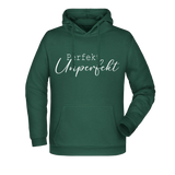 Perfekt Unperfekt Damen Hoodie - Grafikmagie XS / Dark Green