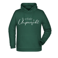 Perfekt Unperfekt Damen Hoodie - Grafikmagie XS / Dark Green