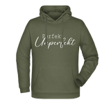 Perfekt Unperfekt Damen Hoodie - Grafikmagie XS / Olive
