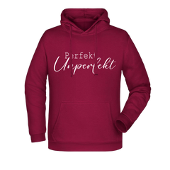 Perfekt Unperfekt Damen Hoodie - Grafikmagie XS / Wine