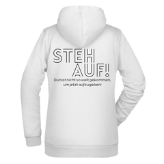 Steh Auf! Damen Zipper - Grafikmagie XS / White