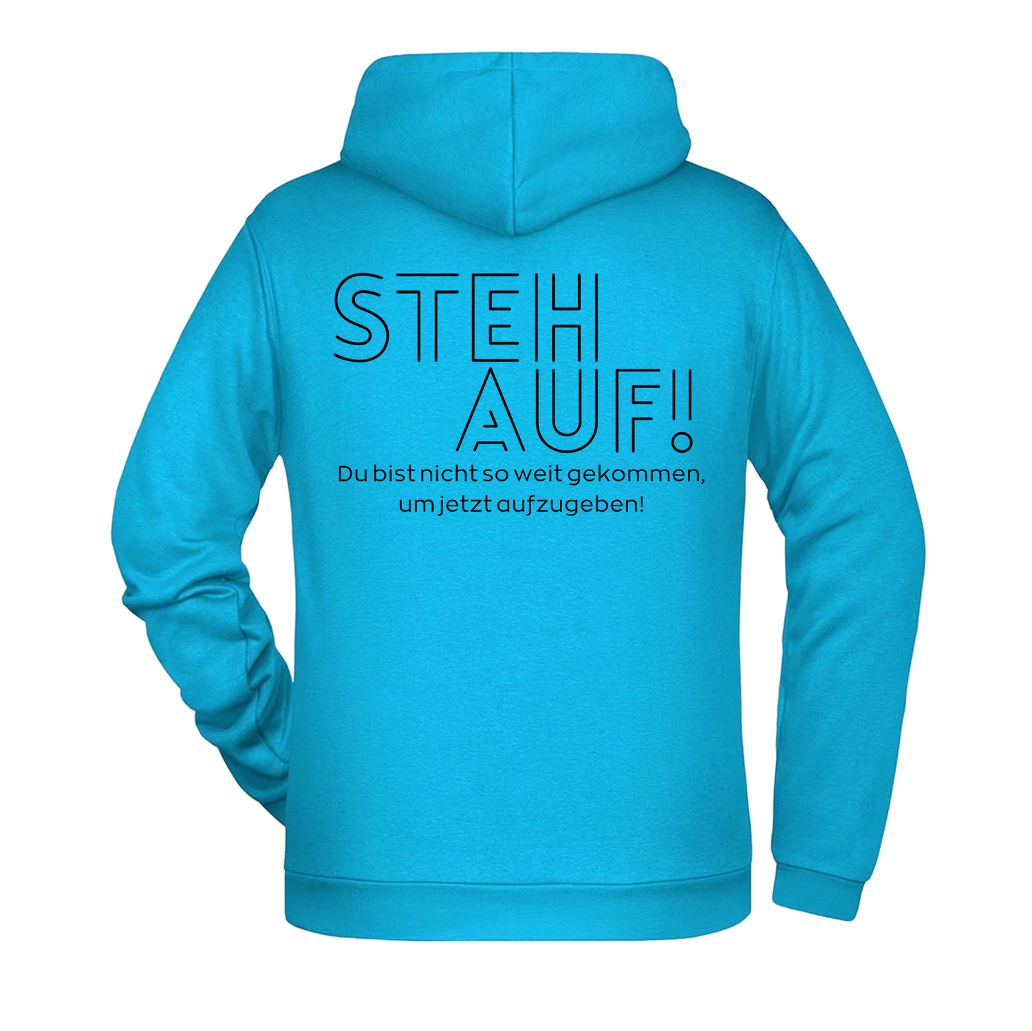 Steh Auf! Herren Hoodie - Grafikmagie XS / Turquoise