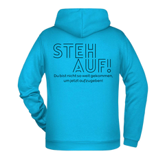 Steh Auf! Herren Hoodie - Grafikmagie XS / Turquoise