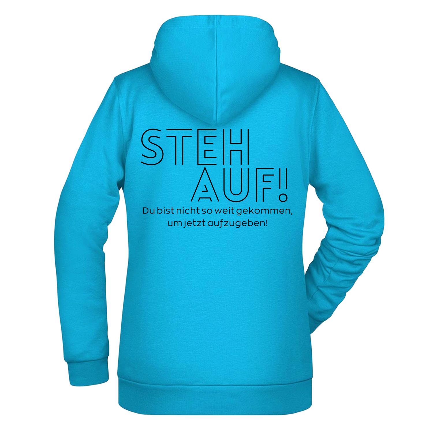 Steh Auf! Damen Hoodie - Grafikmagie XS / Turquoise