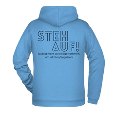 Steh Auf! Herren Hoodie - Grafikmagie XS / Sky Blue