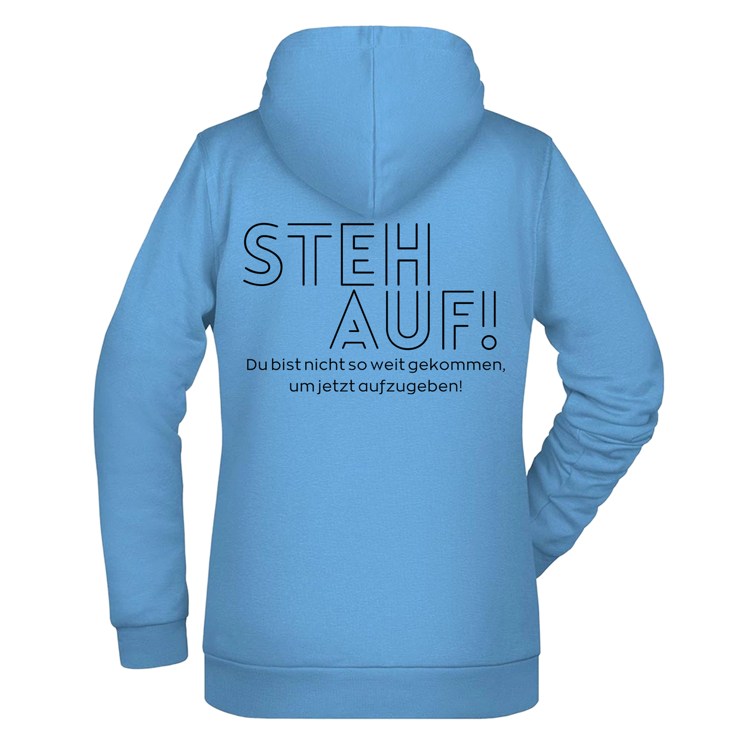 Steh Auf! Damen Zipper - Grafikmagie XS / Sky Blue