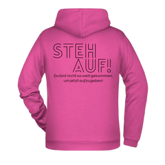 Steh Auf! Herren Hoodie - Grafikmagie XS / Pink
