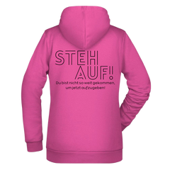 Steh Auf! Damen Zipper - Grafikmagie XS / Pink
