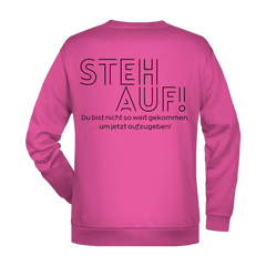 Steh Auf! Herren Sweatshirt - Grafikmagie S / Pink