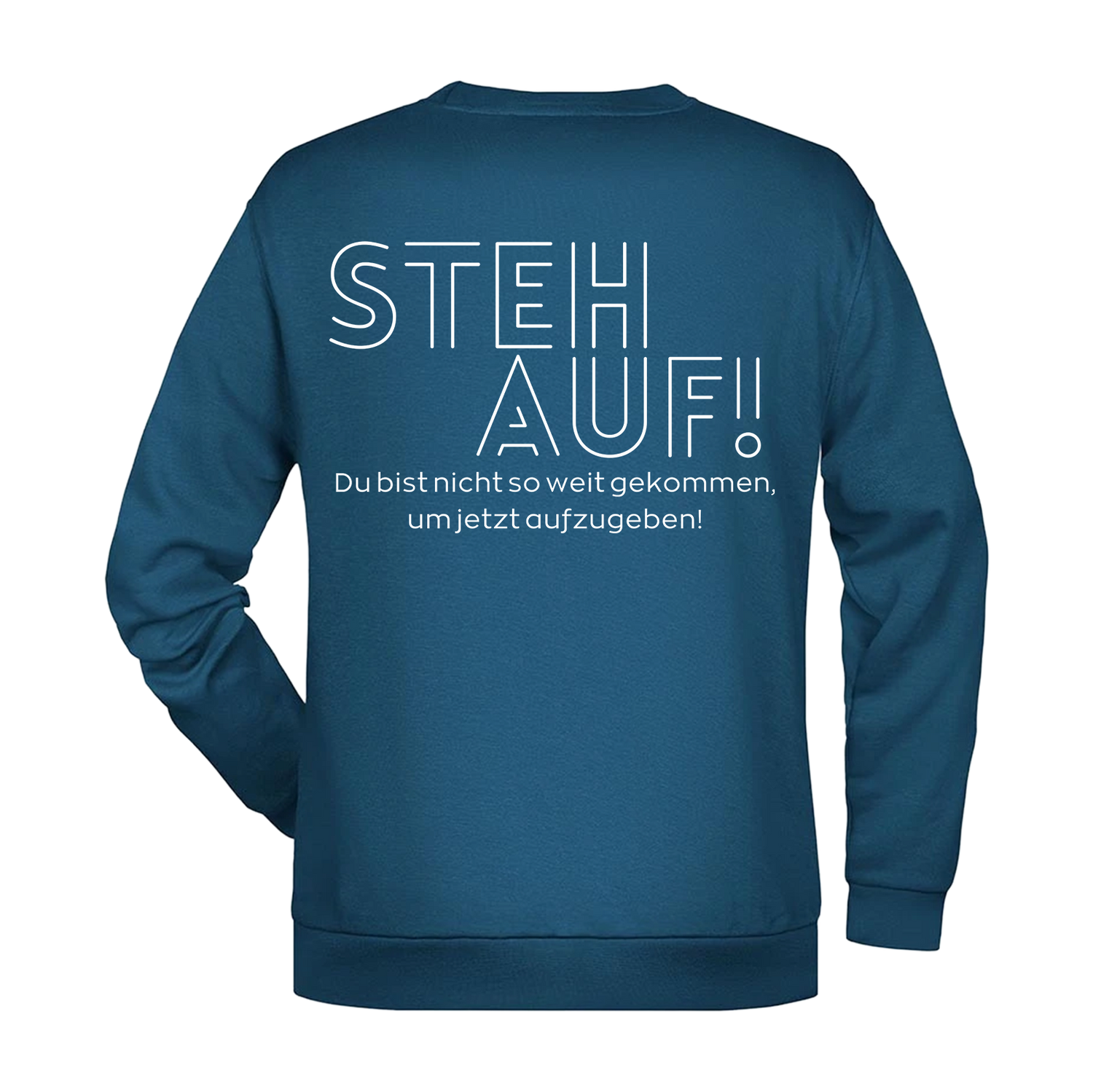 Steh Auf! Herren Sweatshirt - Grafikmagie S / Petrol