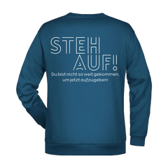 Steh Auf! Herren Sweatshirt - Grafikmagie S / Petrol