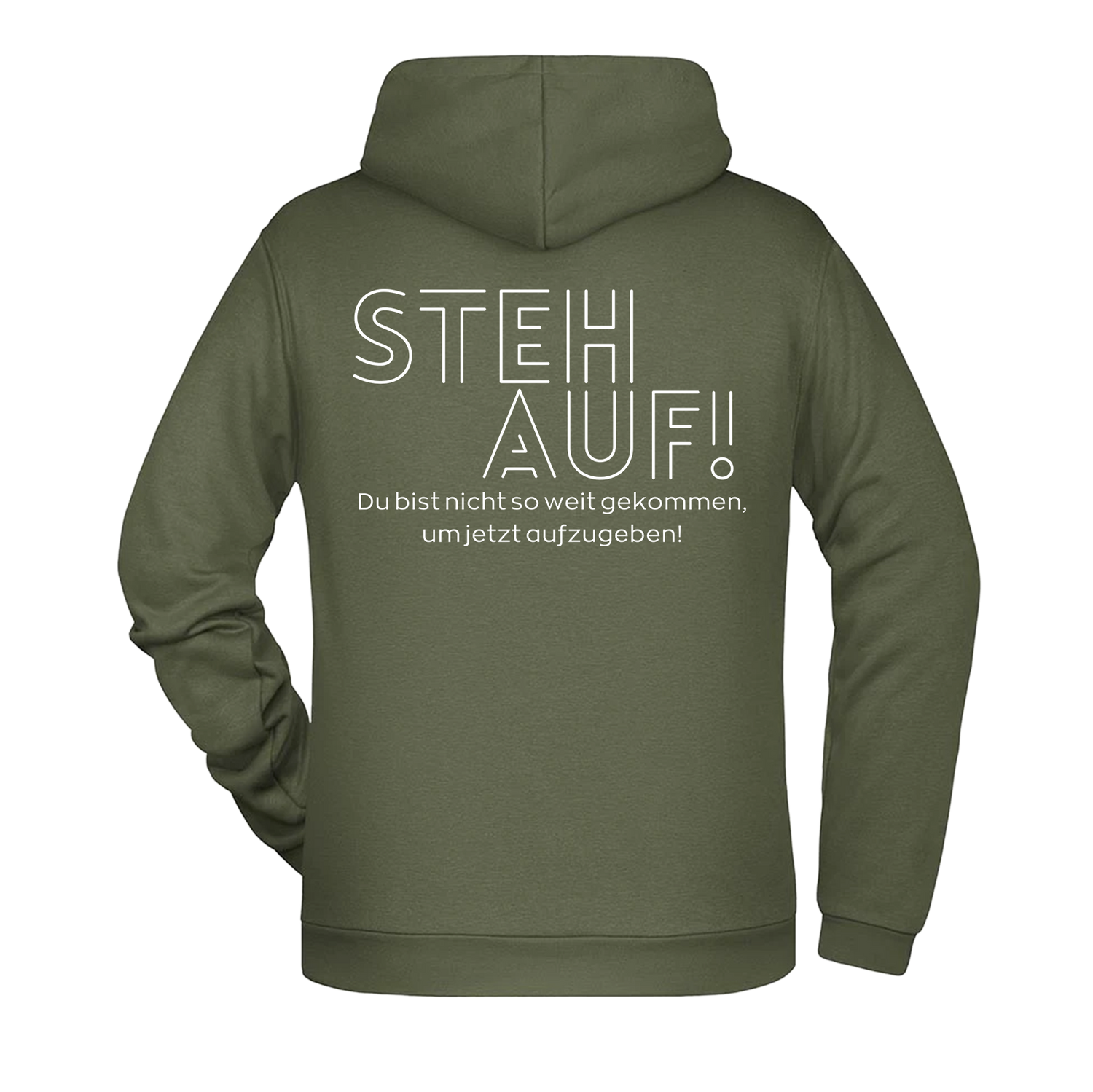 Steh Auf! Herren Hoodie - Grafikmagie XS / Olive