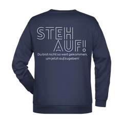 Steh Auf! Herren Sweatshirt - Grafikmagie S / Navy