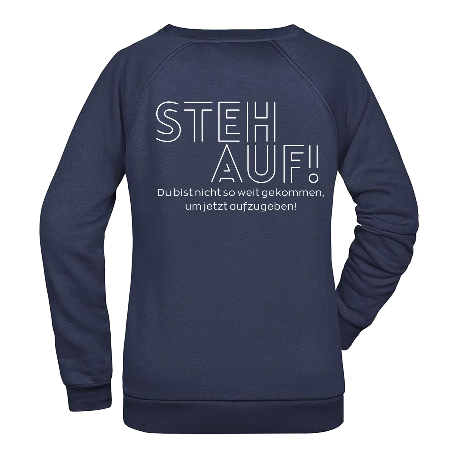 Steh Auf! Damen Sweatshirt - Grafikmagie XS / Navy