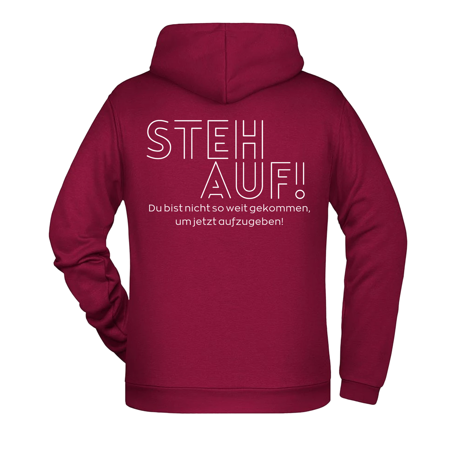 Steh Auf! Herren Hoodie - Grafikmagie XS / Wine
