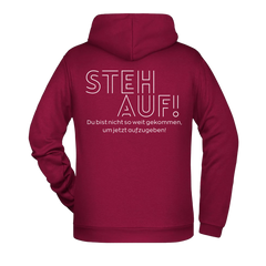 Steh Auf! Herren Hoodie - Grafikmagie XS / Wine