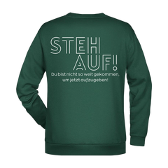 Steh Auf! Herren Sweatshirt - Grafikmagie S / Dark Green