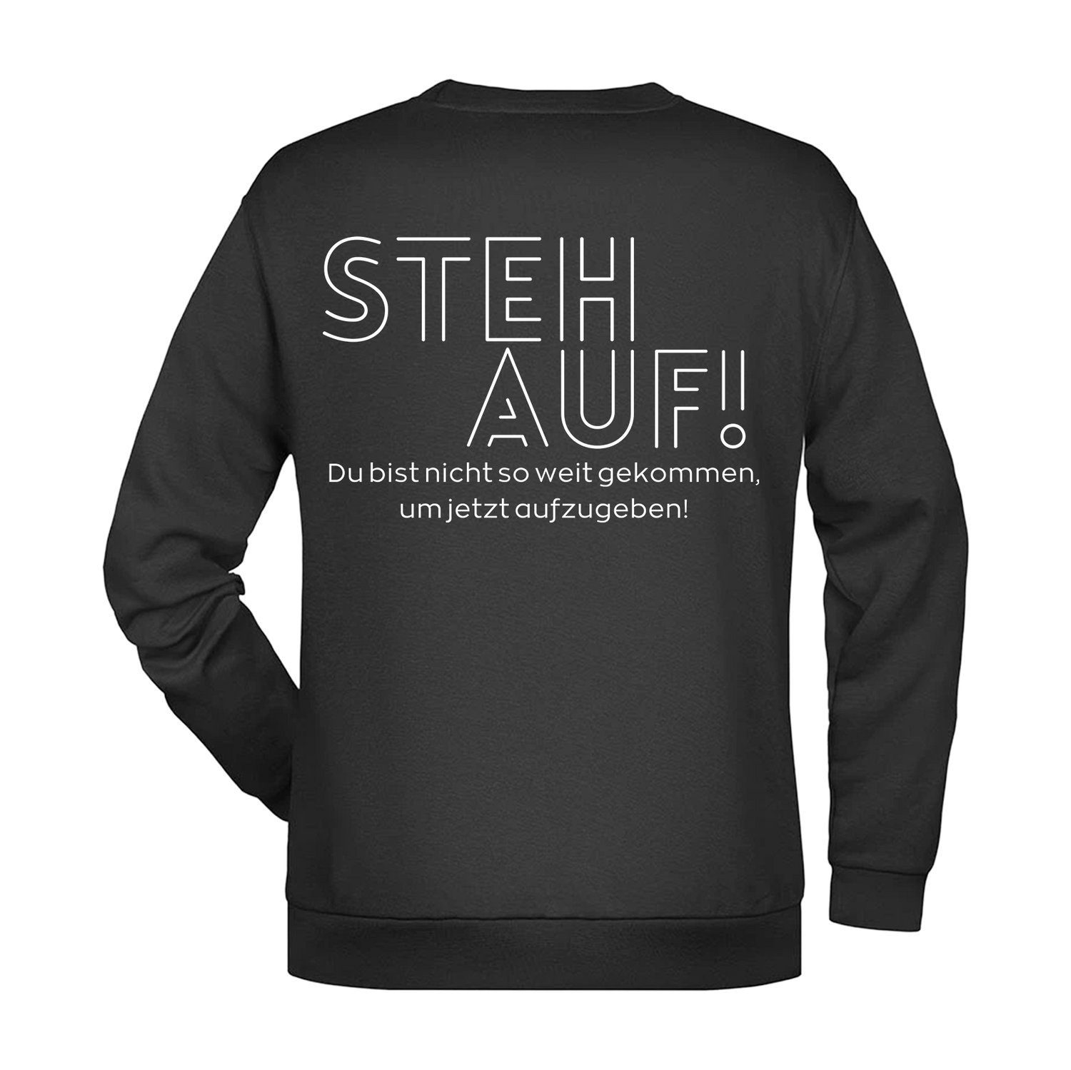 Steh Auf! Herren Sweatshirt - Grafikmagie S / Black