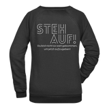 Steh Auf! Damen Sweatshirt - Grafikmagie XS / Black