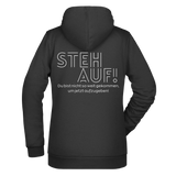 Steh Auf! Damen Hoodie - Grafikmagie XS / Black