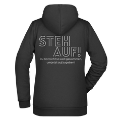 Steh Auf! Damen Hoodie - Grafikmagie XS / Black